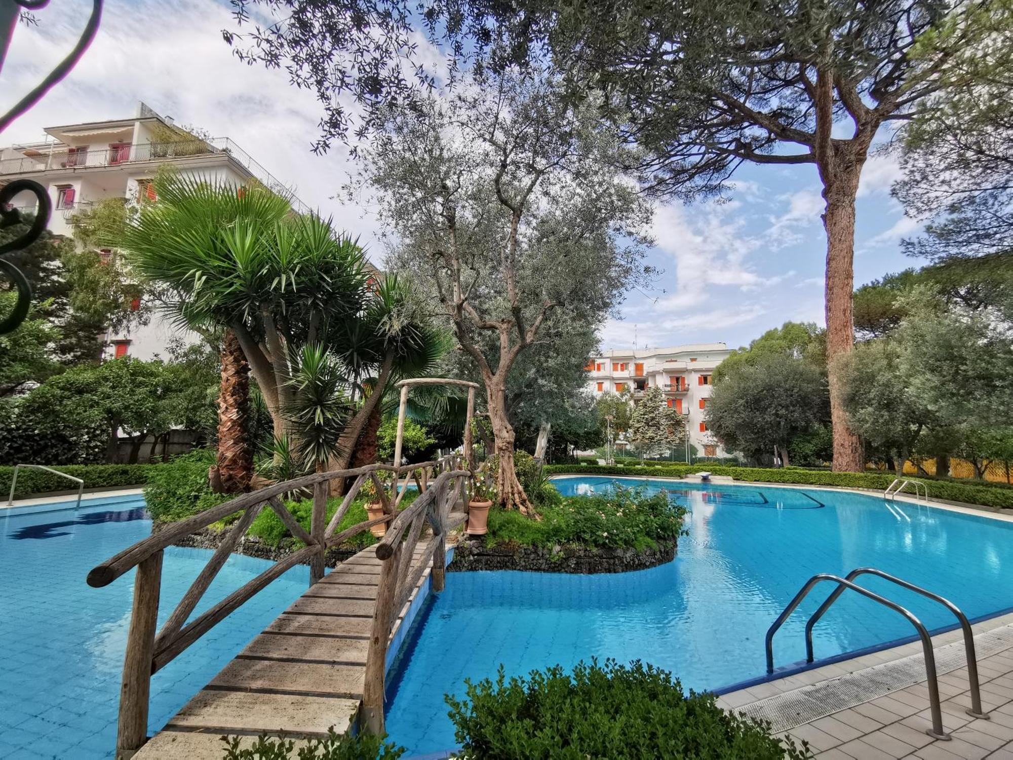 Casa Mar - Elegant Apartment With Pool And Panoramic Terrace In The Heart Of Sorrento Exterior foto